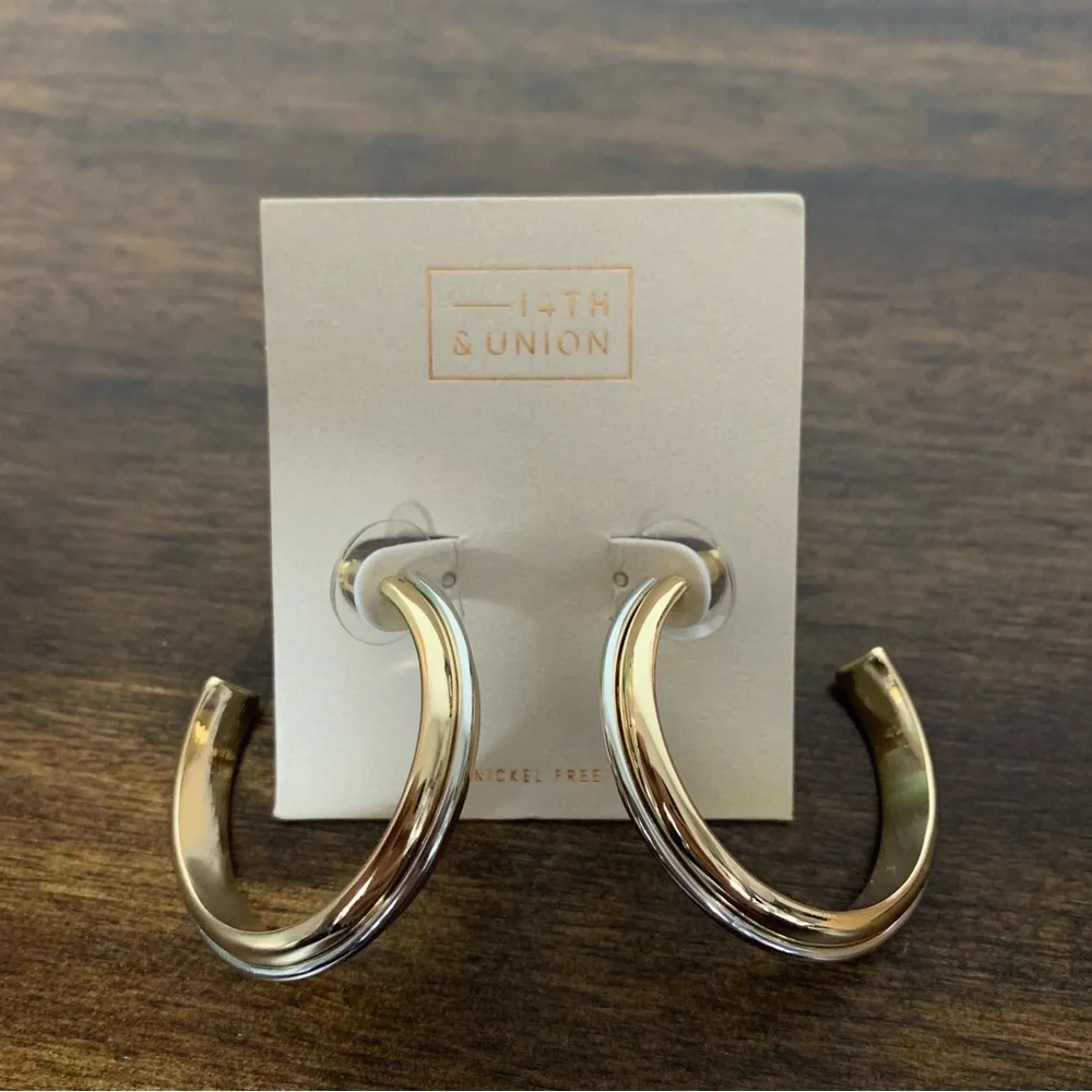 14th and Union gold earrings